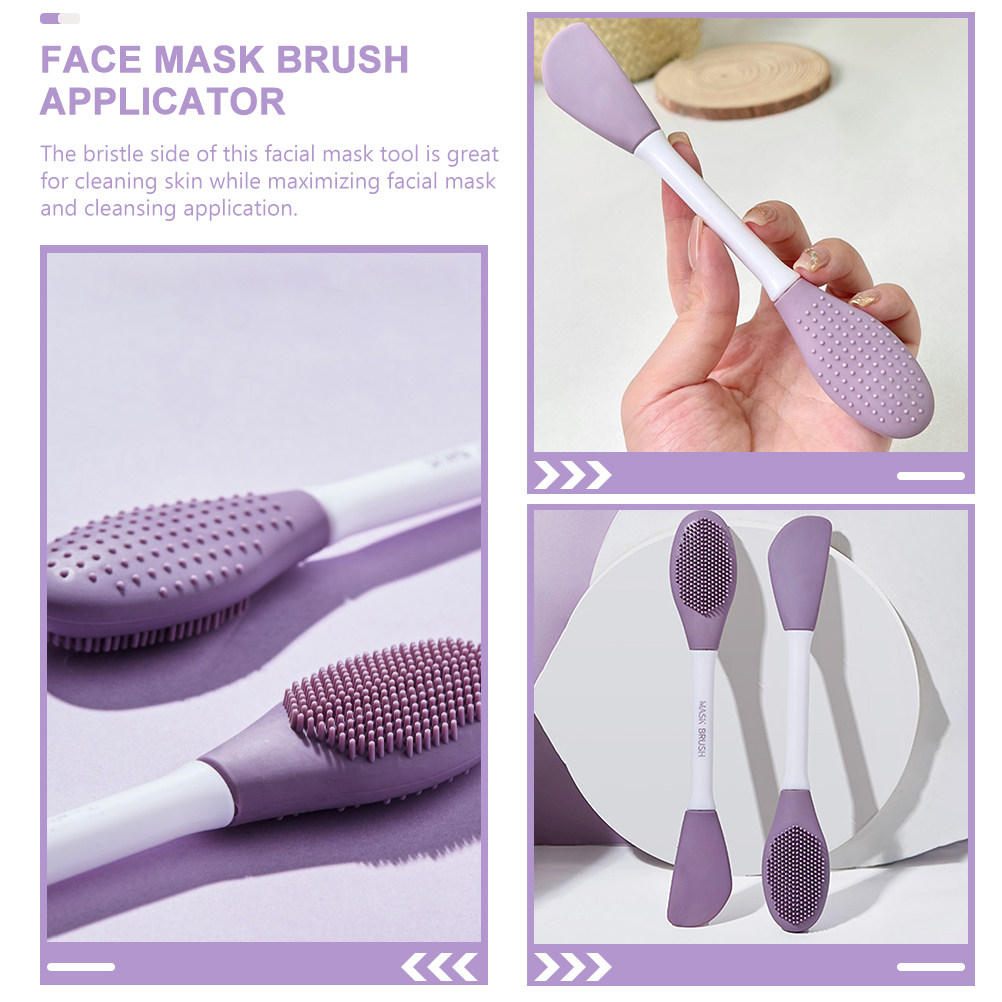 Face Mask Brush Dual Head Sili - Silicone Face Scrubber Electric 评论和价格