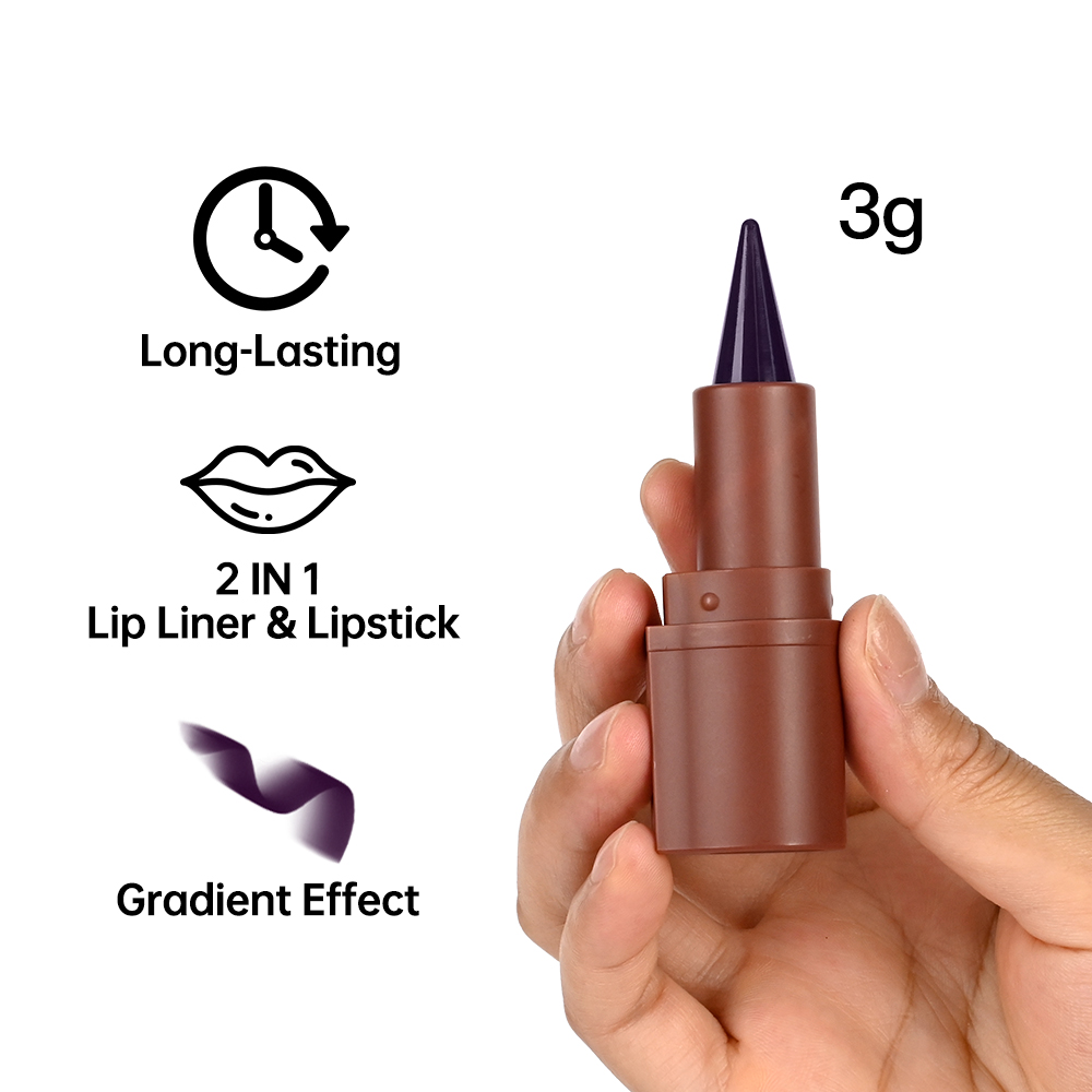 Lakerain Lip Liner Matte Black - Matte Velvet Lip Tint Long Lasting 评论和价格
